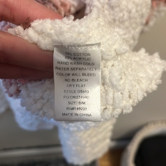 ✨SALE✨ KORI | Multi Colored Oversized Open Front Cardigan Sweater W/ Pockets - Picture 4 of 9